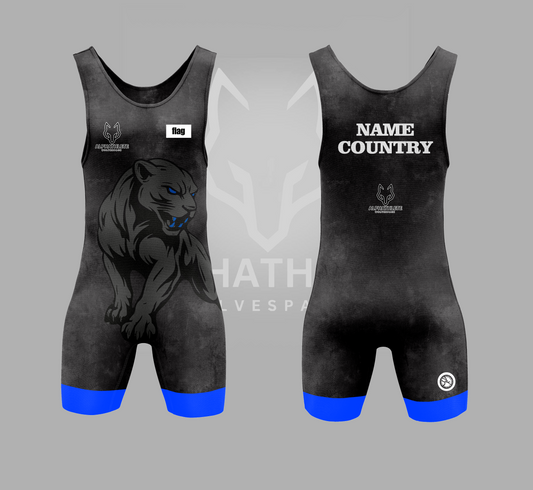 BLACK PANTHER PRO - WRESTLING SINGLET