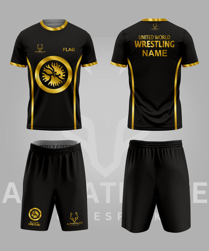 UWW GOLD - WRESTLING SET