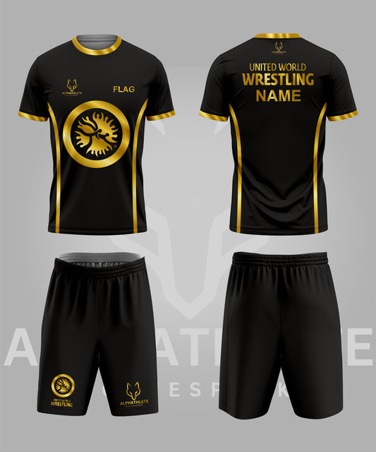 UWW GOLD - WRESTLING SET
