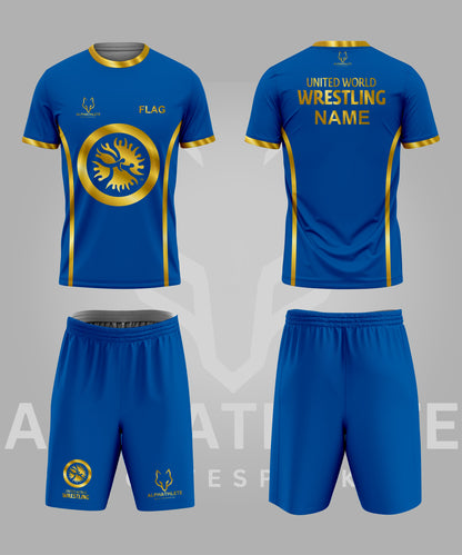 UWW GOLD - WRESTLING SET