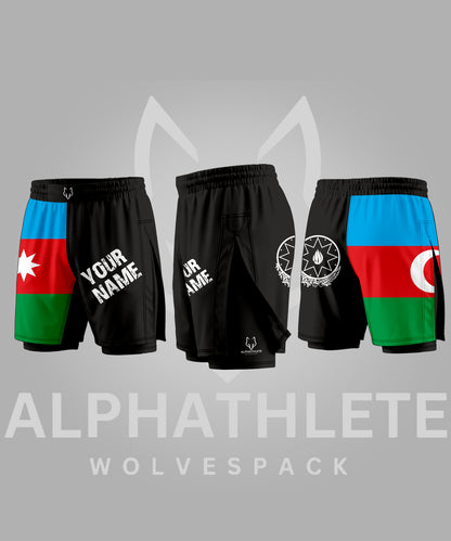 ALPHATHLETE – AZERBAIJAN LEGACY MMA SHORTS
