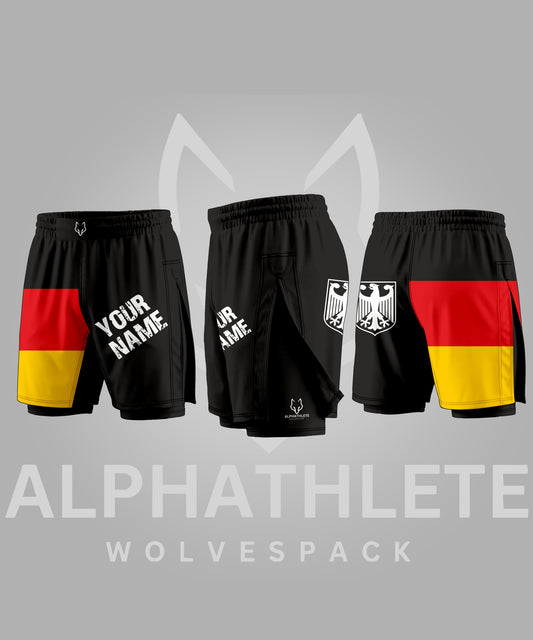 ALPHATHLETE – GERMANY LEGACY MMA SHORTS